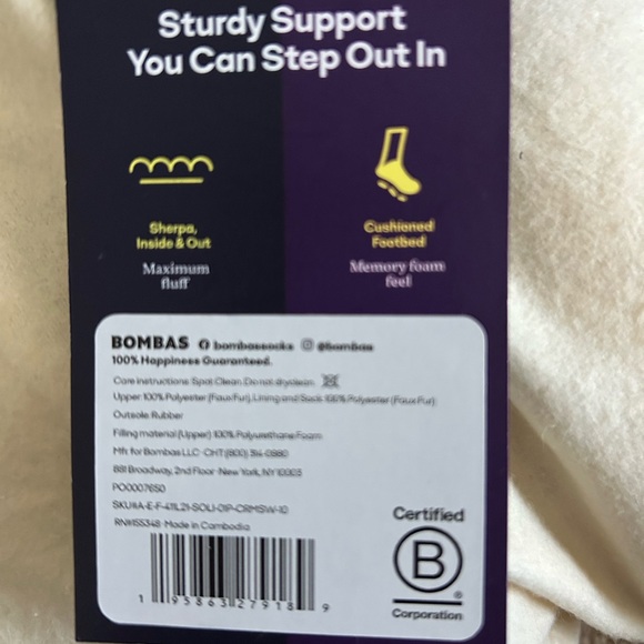 Bombas Sunday Slippers NWT size 10 - Picture 7 of 7